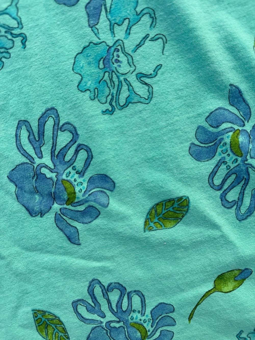 Fresh Produce Aqua Floral Sundress with Blue Blooms - Picture 3 of 3